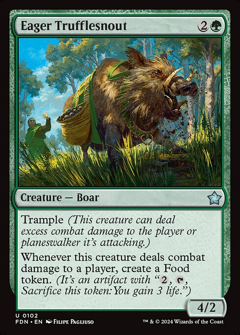 MTG Eager Trufflesnout FDN 102 Regular Nonfoil