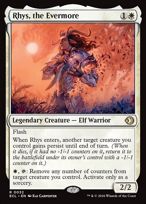 MTG Rhys, the Evermore ECL 032 Regular Nonfoil