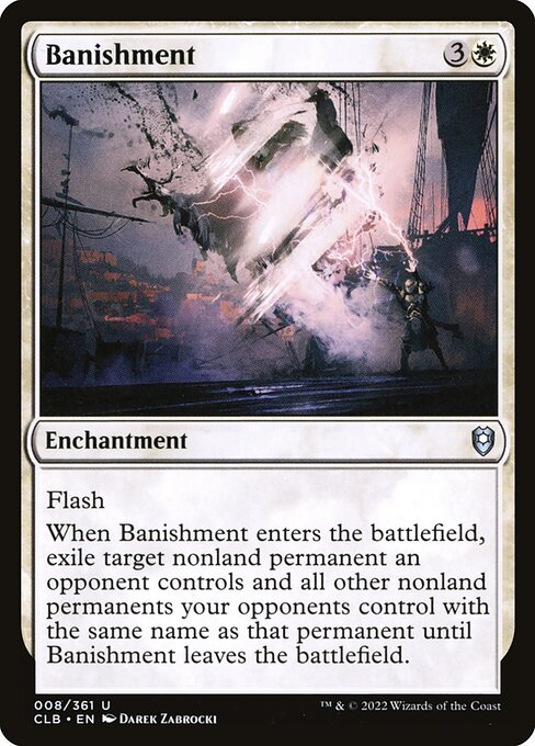MTG Banishment CLB 008 Regular Nonfoil