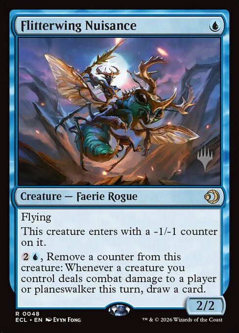 MTG Flitterwing Nuisance PECL 048p Promo Pack Nonfoil