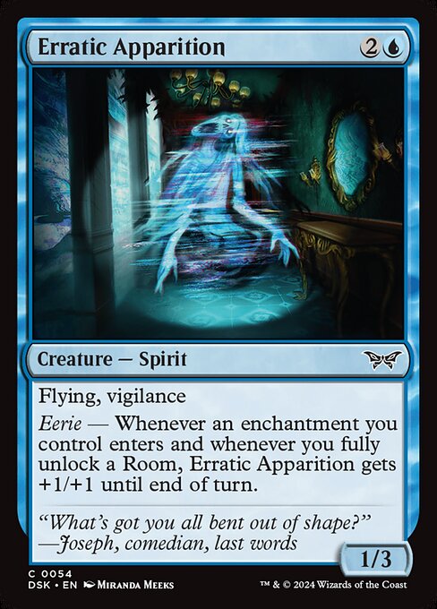 MTG Erratic Apparition DSK 054 Regular Foil