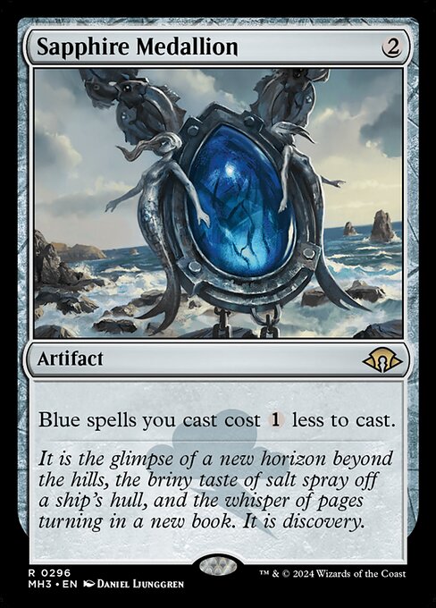 MTG Sapphire Medallion MH3 296 Regular Foil