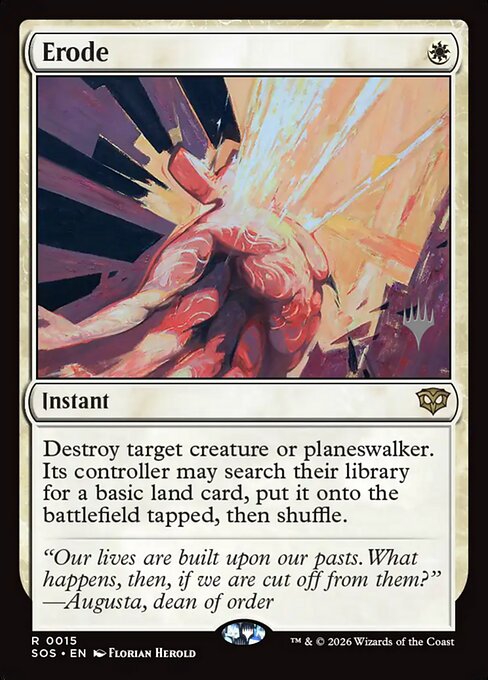 MTG Erode PSOS 015P Promo Pack Foil