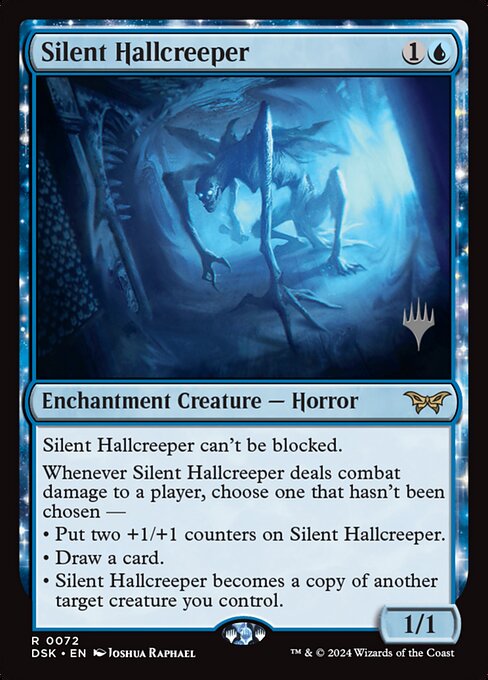 MTG Silent Hallcreeper PDSK 072p Promo Pack Foil