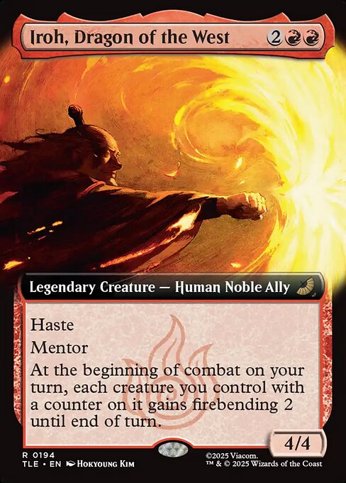 MTG Iroh, Dragon of the West [TLE 194] Nonfoil