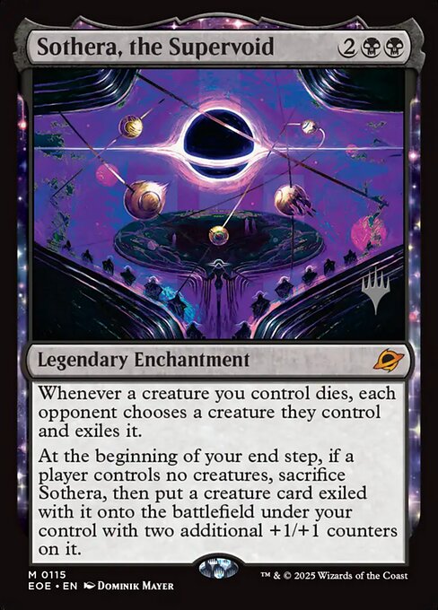MTG Sothera, the Supervoid PEOE 115p Promo Pack Nonfoil