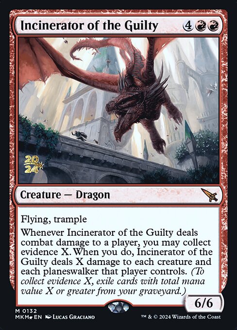 MTG Incinerator of the Guilty PMKM 132s Prerelease Foil