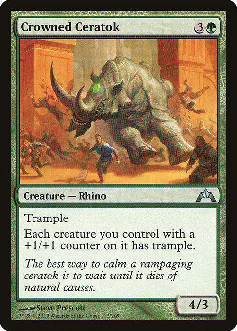 MTG Crowned Ceratok GTC 117 Regular Nonfoil