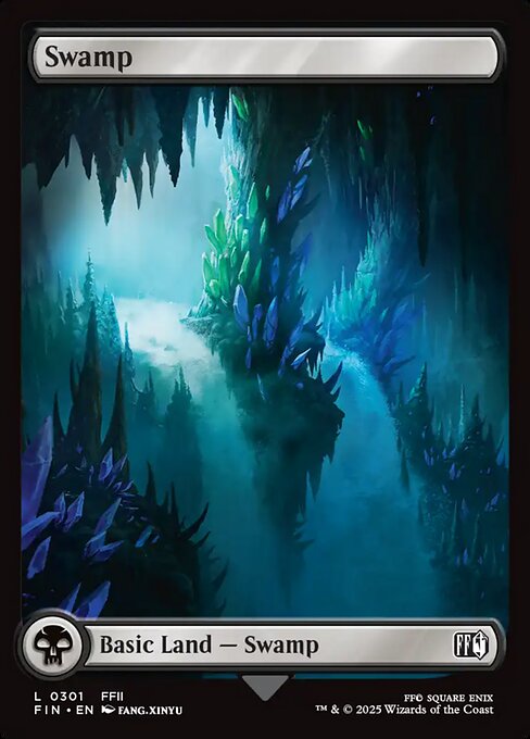 MTG Swamp FIN 301 Regular Foil