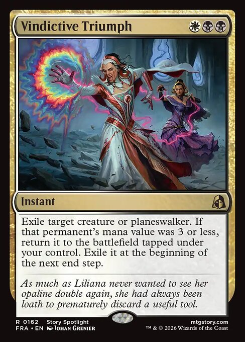 MTG Vindictive Triumph FRA 162 Standard Foil front