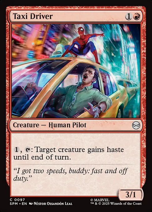MTG Taxi Driver SPM 097 Regular Foil
