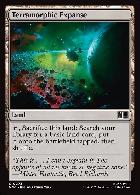 MTG Terramorphic Expanse MSC 273 Regular Nonfoil