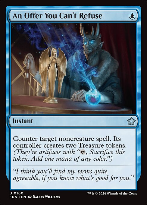 MTG An Offer You Can't Refuse FDN 160 Regular Nonfoil