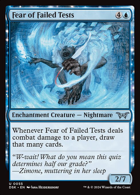 MTG Fear of Failed Tests DSK 055 Regular Nonfoil