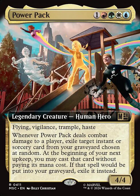 MTG Power Pack MSC 411 Extended Art Nonfoil