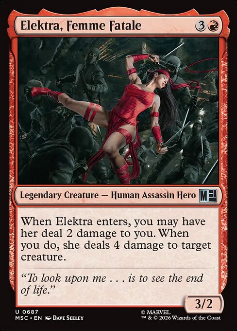MTG Elektra, Femme Fatale MSC 687 Regular Foil