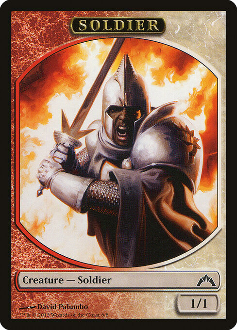 MTG Soldier Token GTC 006 Token Nonfoil