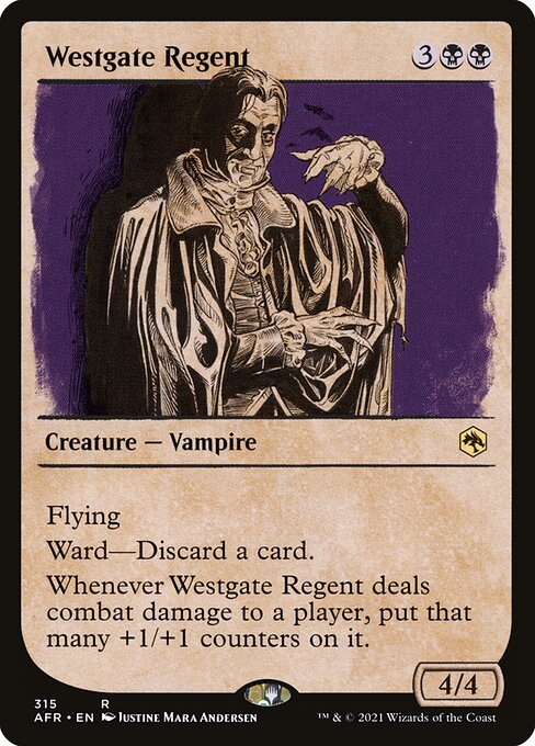 MTG Westgate Regent AFR 315 Rulebook Showcase Nonfoil