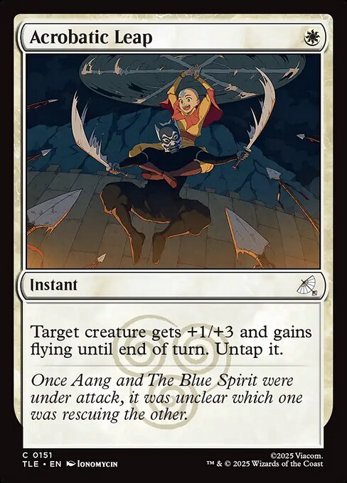 MTG Acrobatic Leap [TLE 151] Nonfoil