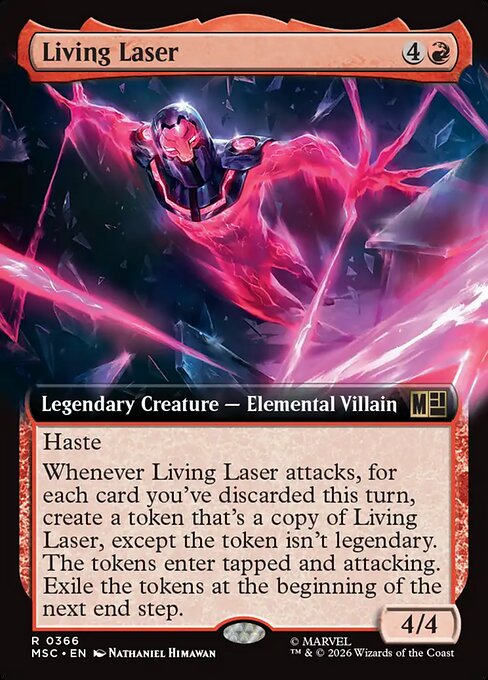 MTG Living Laser MSC 366 Extended Art Nonfoil