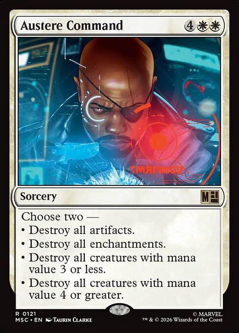 MTG Austere Command MSC 121 Regular Surge Foil