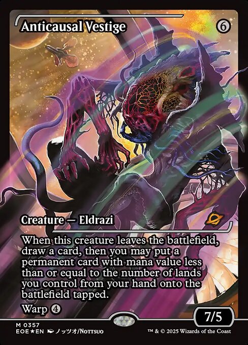 MTG Anticausal Vestige EOE 357 Japan Showcase Foil