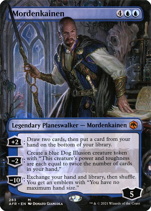 MTG Mordenkainen AFR 283 Borderless Nonfoil