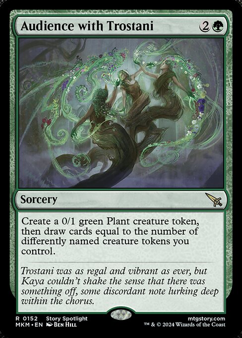 MTG Audience with Trostani MKM 152 Regular Foil