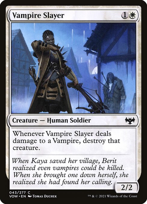 MTG Vampire Slayer VOW 043 Standard Nonfoil front