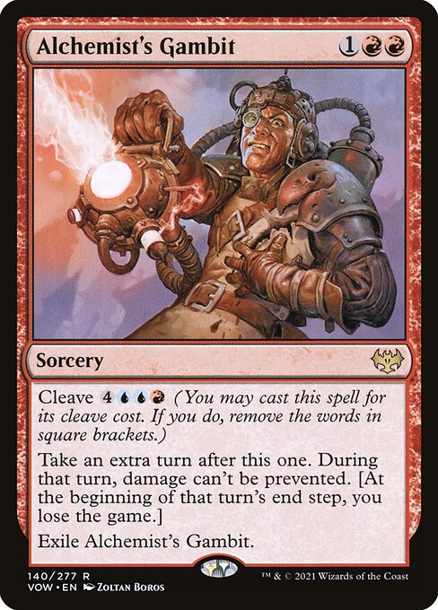 MTG Alchemist's Gambit VOW 140 Standard Nonfoil front