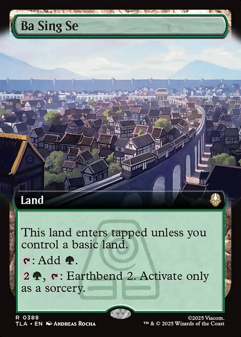 MTG Ba Sing Se TLA 388 Extended Art Nonfoil