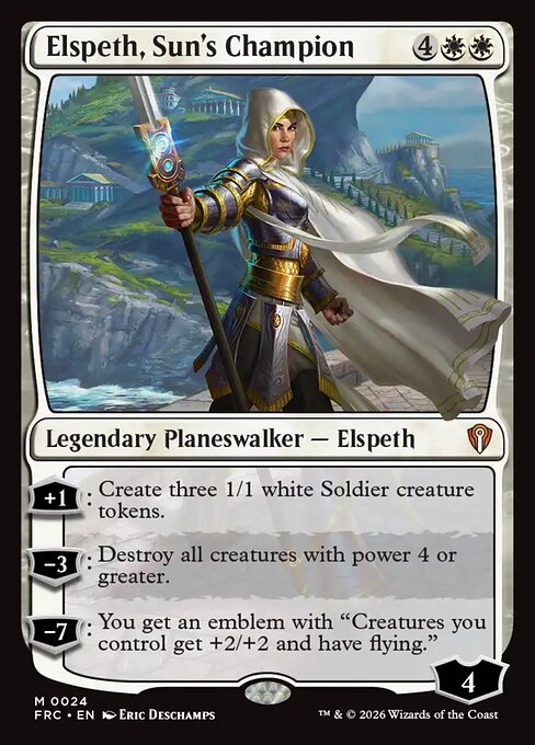 MTG Elspeth, Sun's Champion FRC 024 Standard Nonfoil front