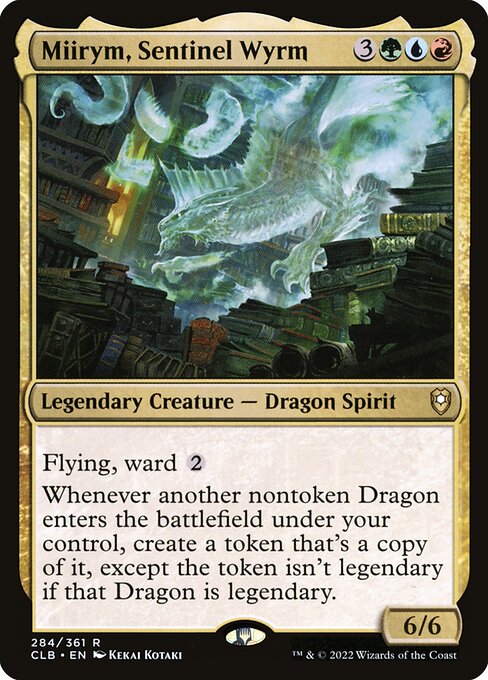 MTG Miirym, Sentinel Wyrm CLB 284 Regular Nonfoil