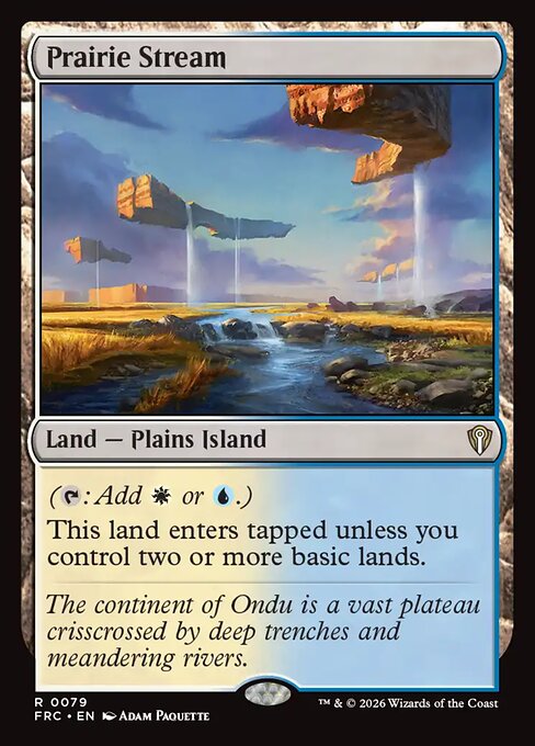 MTG Prairie Stream FRC 079 Standard Nonfoil front