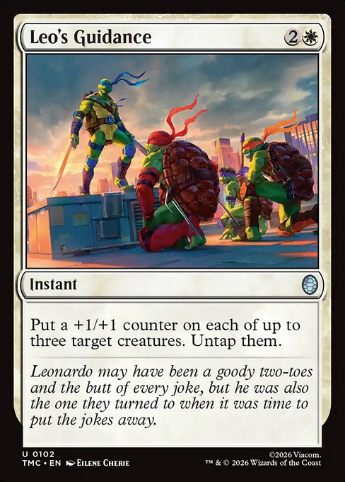 MTG Leo's Guidance TMC 102 Turtle Team-Up Nonfoil