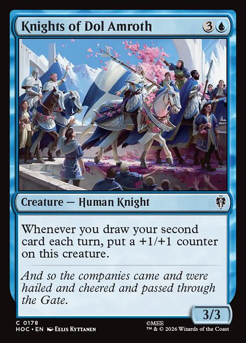 MTG Knights of Dol Amroth HOC 178 Regular Foil