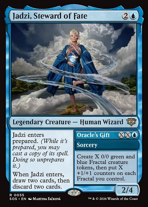 MTG Jadzi, Steward of Fate // Oracle's Gift SOS 055 Regular Nonfoil