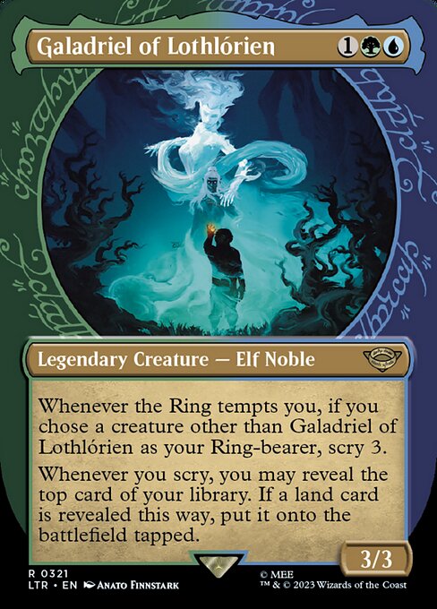 MTG Galadriel of Lothlórien LTR 321 Showcase Ring Foil