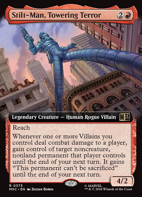 MTG Stilt-Man, Towering Terror MSC 373 Extended Art Nonfoil