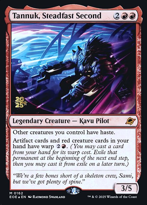 MTG Tannuk, Steadfast Second PEOE 162s Prerelease Foil