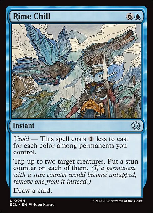 MTG Rime Chill ECL 064 Regular Foil