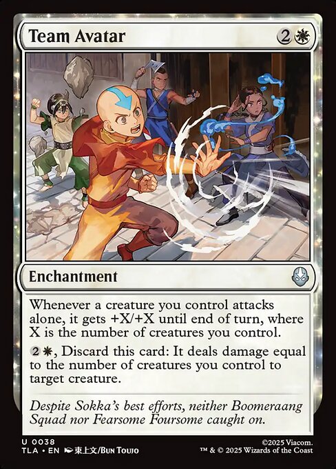 MTG Team Avatar TLA 038 Regular Nonfoil