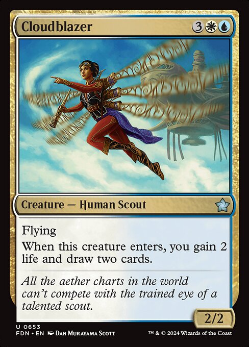 MTG Cloudblazer FDN 653 Starter Collection Nonfoil