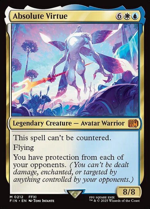 MTG Absolute Virtue FIN 212 Regular Foil