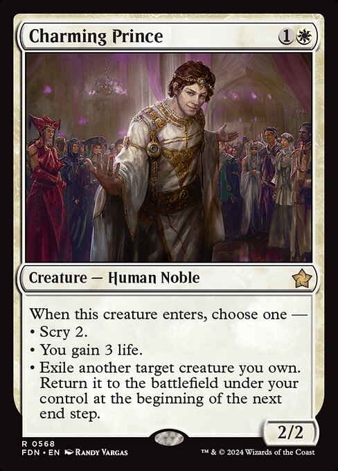 MTG Charming Prince FDN 568 Starter Collection Nonfoil