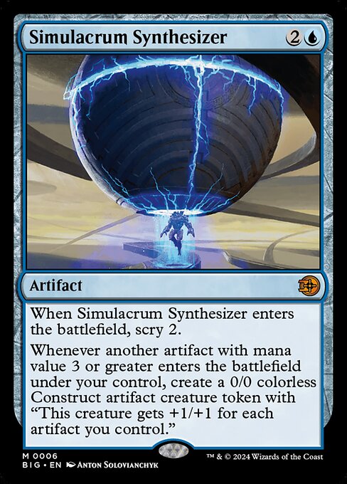 MTG Simulacrum Synthesizer BIG 006 Regular Foil
