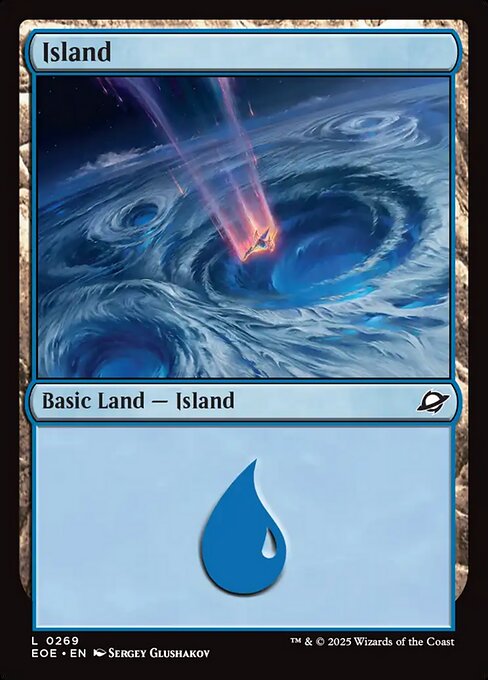 MTG Island EOE 269 Basic Land Foil
