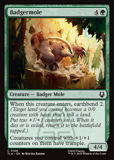 MTG Badgermole TLA 166 Regular Foil