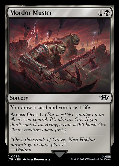 MTG Mordor Muster LTR 096 Regular Nonfoil