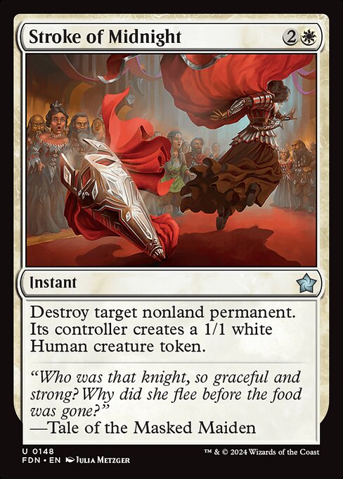 MTG Stroke of Midnight FDN 148 Regular Foil